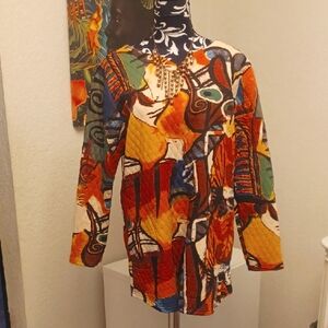 Geometric Print Tunic